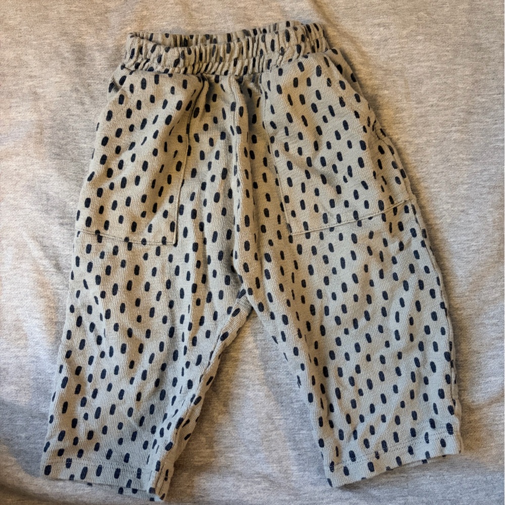 Zara Gray Pants with Black Pattern
